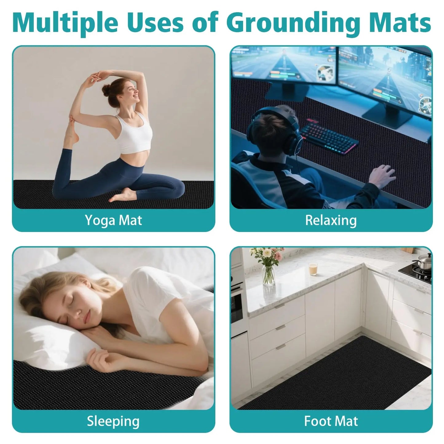 Grounding Leather Mattress Sleep Mat | Enhance Sleep & Reduce Stress