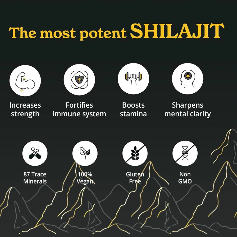 Pure Himalayan Organic Shilajit Resin | Boost Energy & Immunity