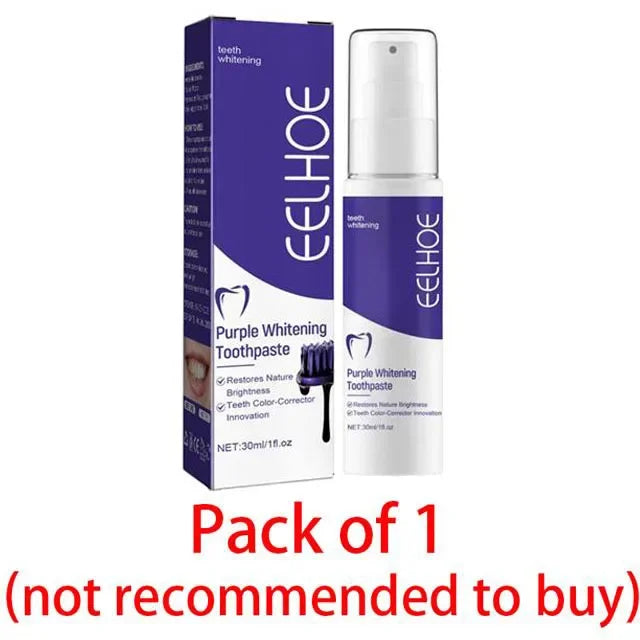 Purple Whitening Toothpaste | Deep Clean, Stain Removal & Fresh Breath