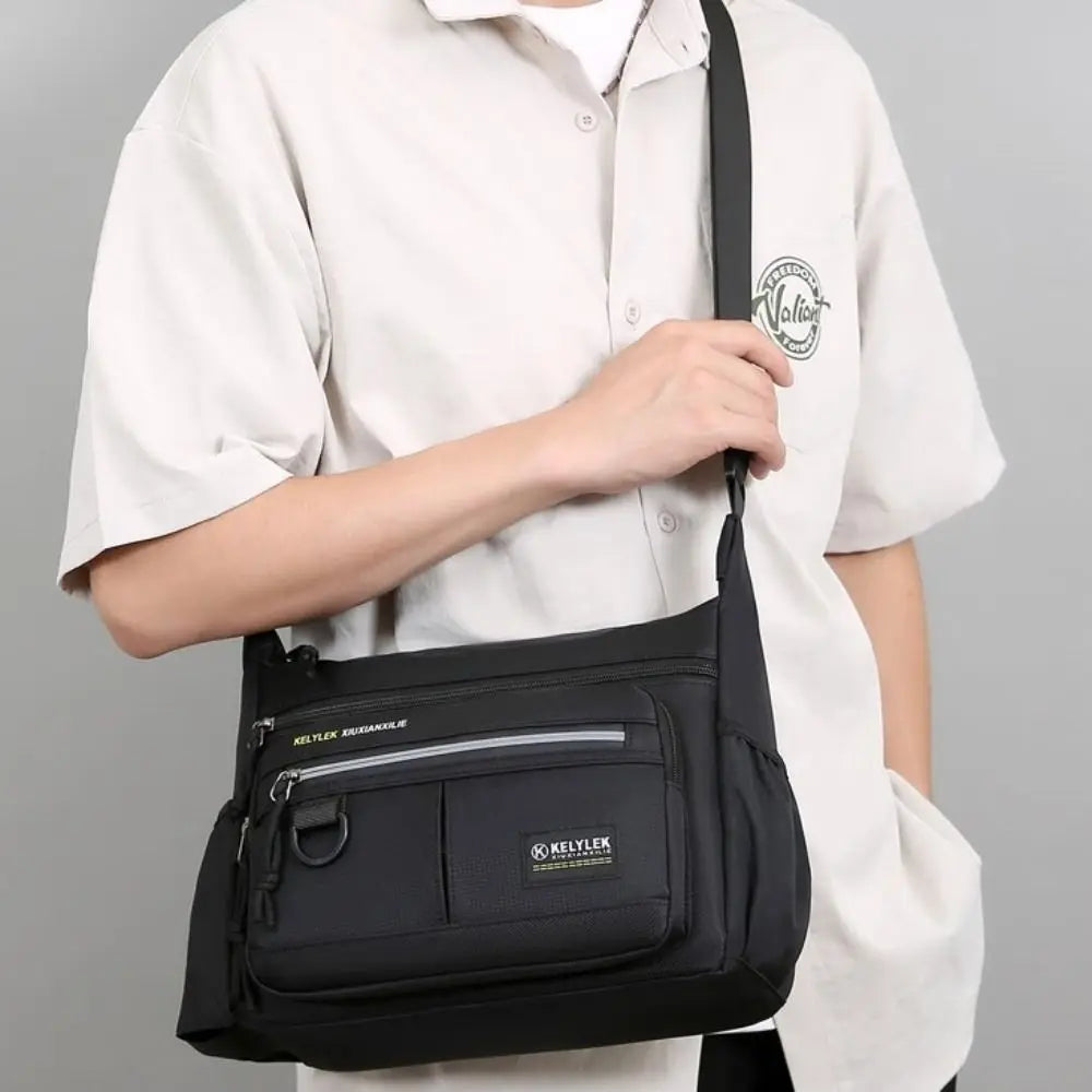Large Capacity Men's Shoulder Bag | Versatile Multi-Purpose Messenger