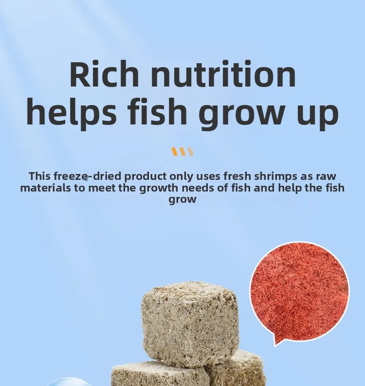 Freeze-Dried Blood Worms for Tropical Fish & Axolotls