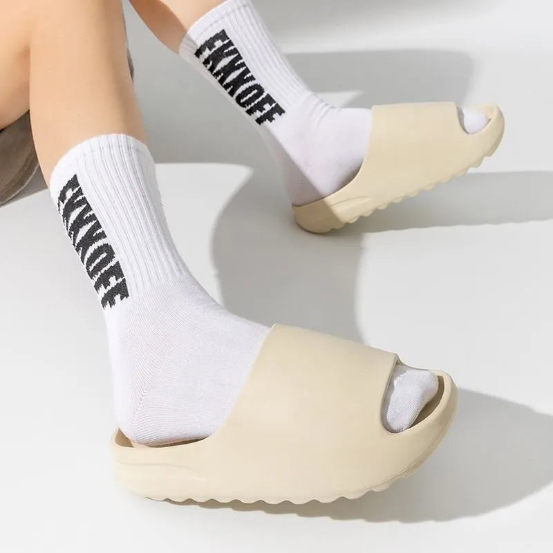 Women's Cloud Thick-Soled Coconut Slippers | Summer Bath Slides
