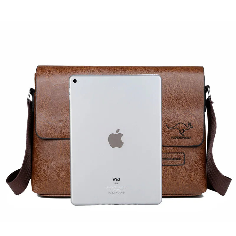 Stylish PU Leather Business Shoulder Bag | Ideal for Professionals