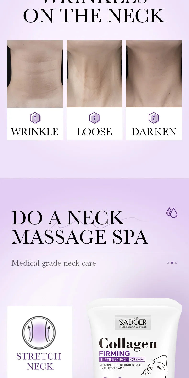 Collagen Firming Neck Cream | Lifting & Moisturizing Neck Care