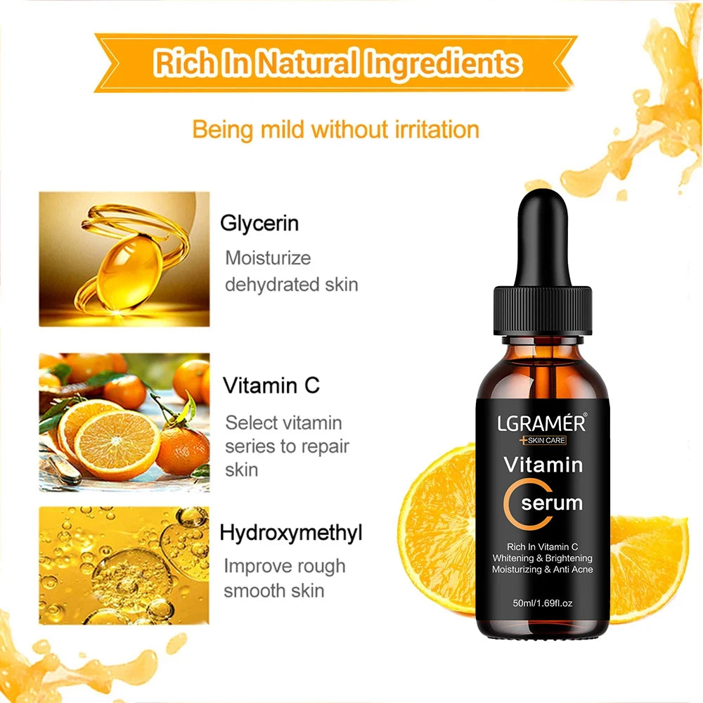 Vitamin C Facial Serum for Brightening & Hydration | Skincare Essence