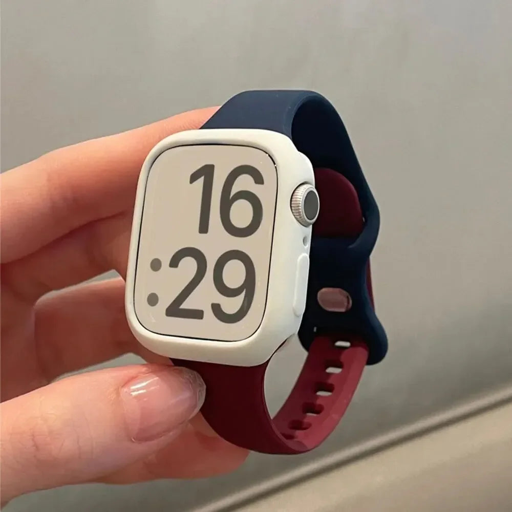 Premium Silicone Strap & Case for Sport Watches | Universal Fit