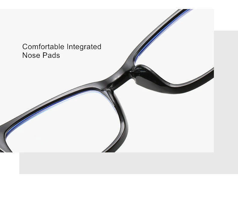 Gafas de sol retro de montura cuadrada con protección contra la luz azul y estilo