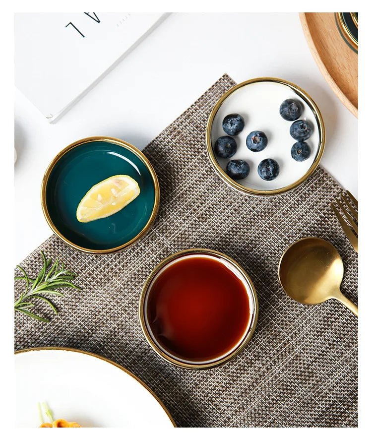 Elegant Ceramic Small Dishes for Sauces | Perfect Dining Accessory