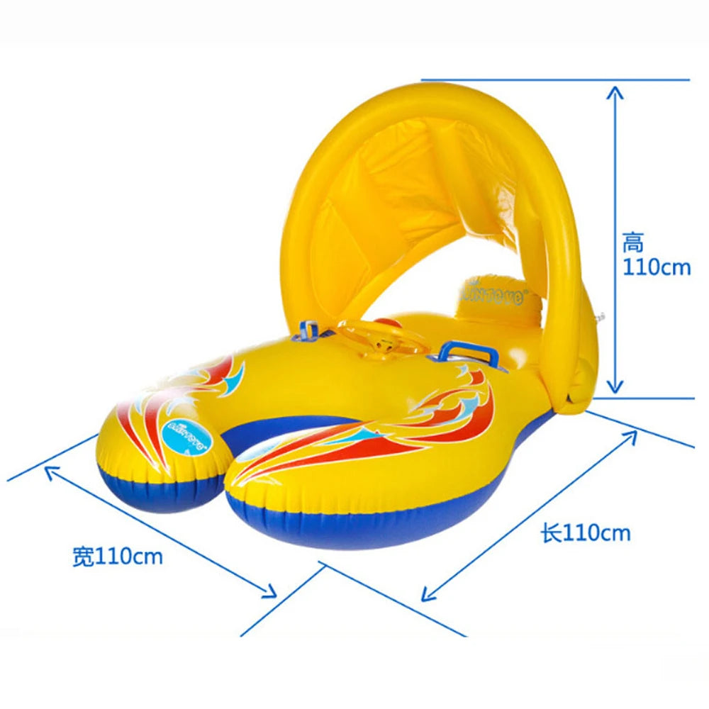 Portable Children Swim Circle | Safe Inflatable Water Toys