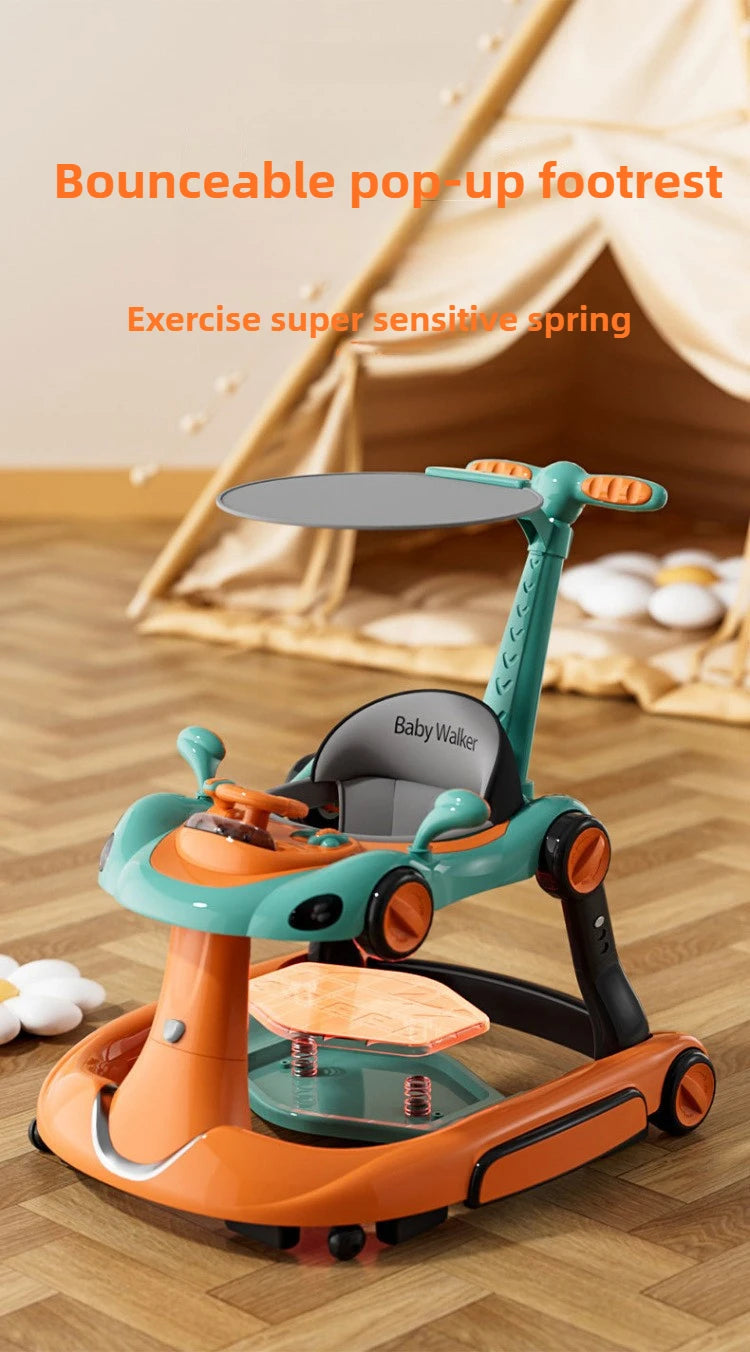 4-in-1 Multifunctional Baby Walker | Adjustable & Foldable Design