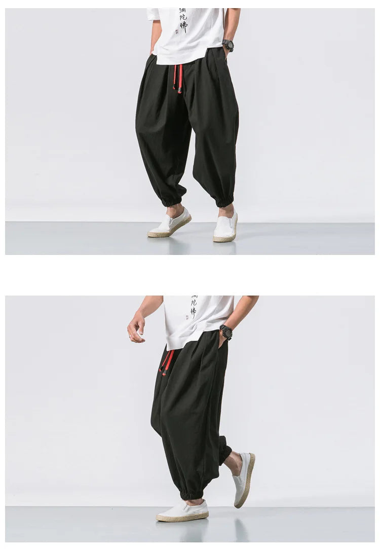 Oversized Men's Harem Pants | Comfortable Loose Fit Joggers