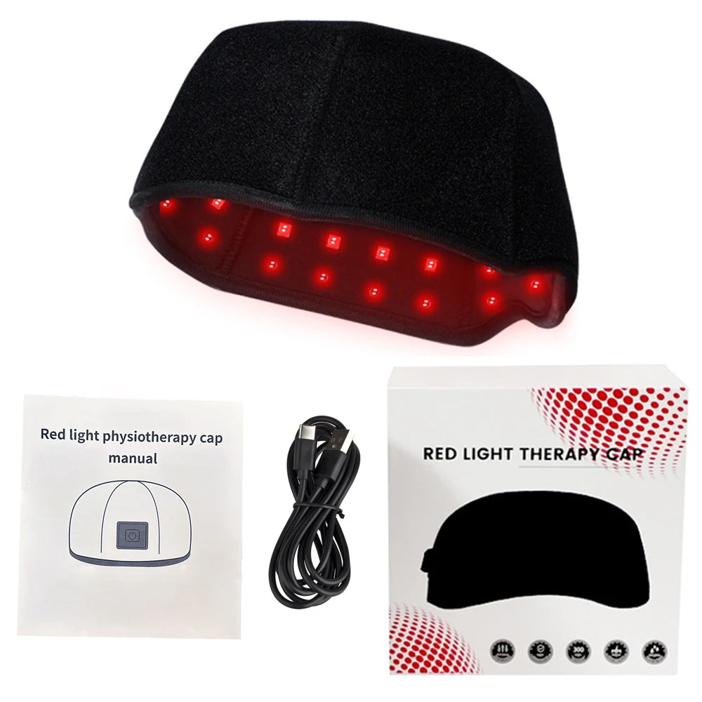 Near Infrared Red Light Therapy Cap for Hair Growth & Relaxation