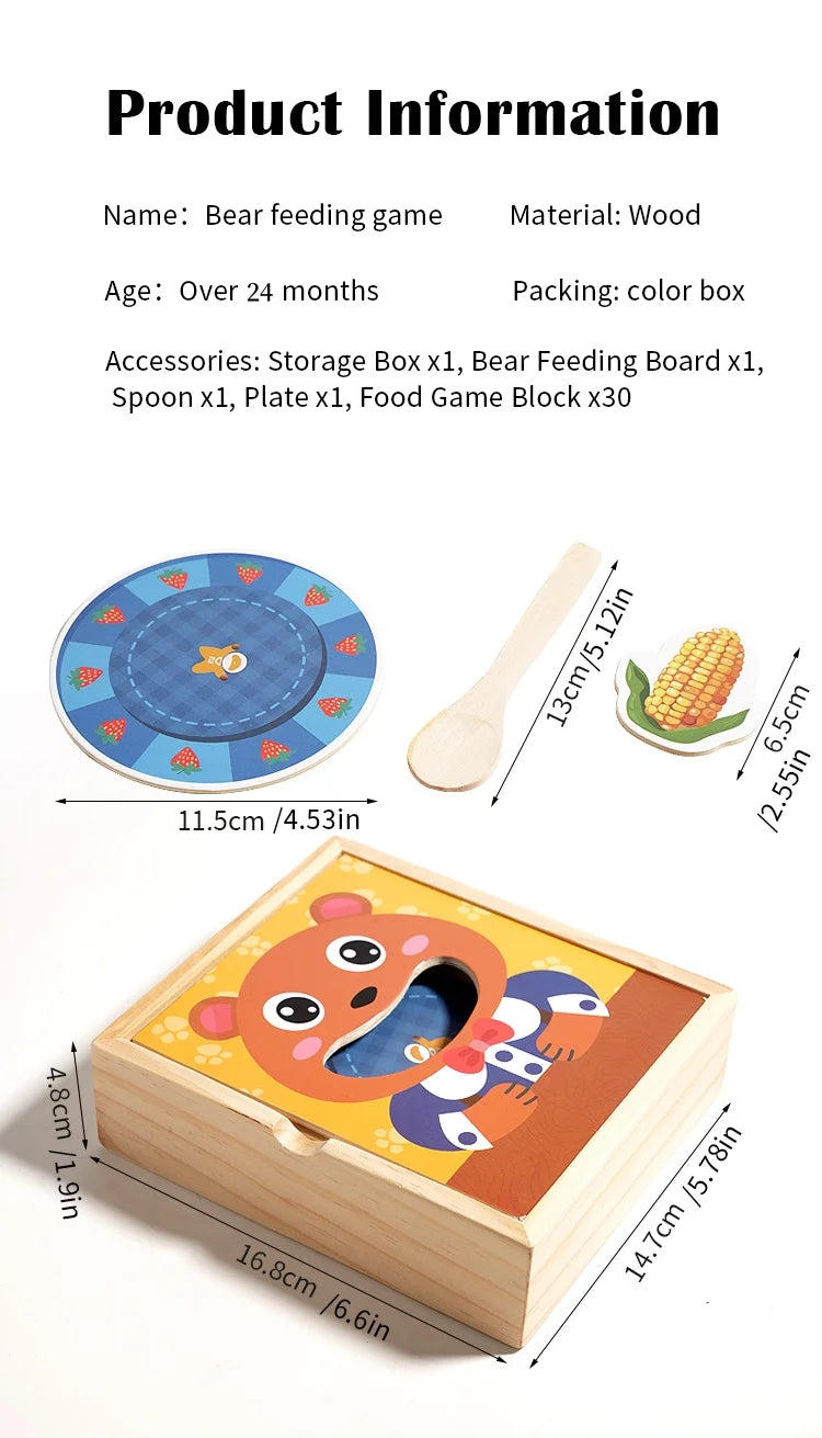 Parent-Child Teddy Bear Feeding Game | Fun Educational Toy