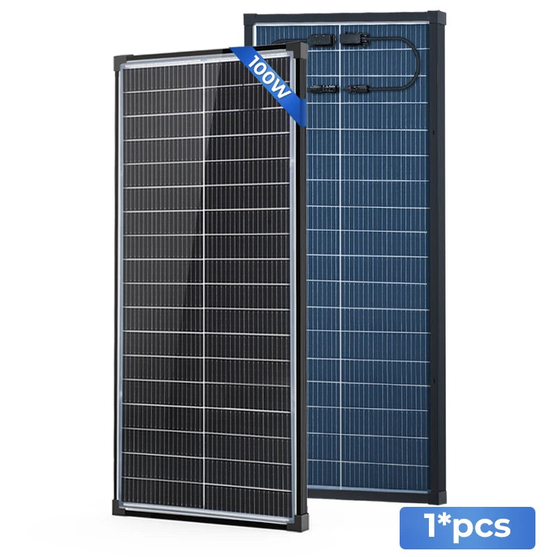 100W Solar Panel | High Efficiency Monocrystalline Module for All Needs