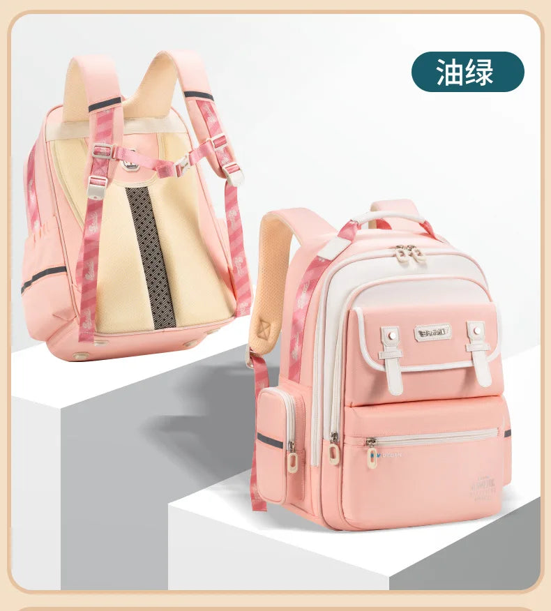 Kids Ergonomic Backpack with Spine Protection | Cloud-Design School Bag