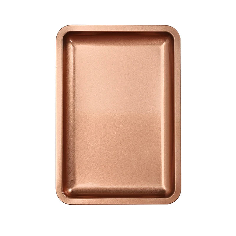 Solid Stainless Steel Rectangle Dessert Plate | Japanese-style Tray