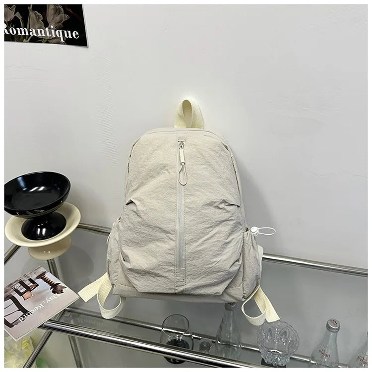 Lightweight Macaron Color Oxford Backpack for Women | Casual Chic bag