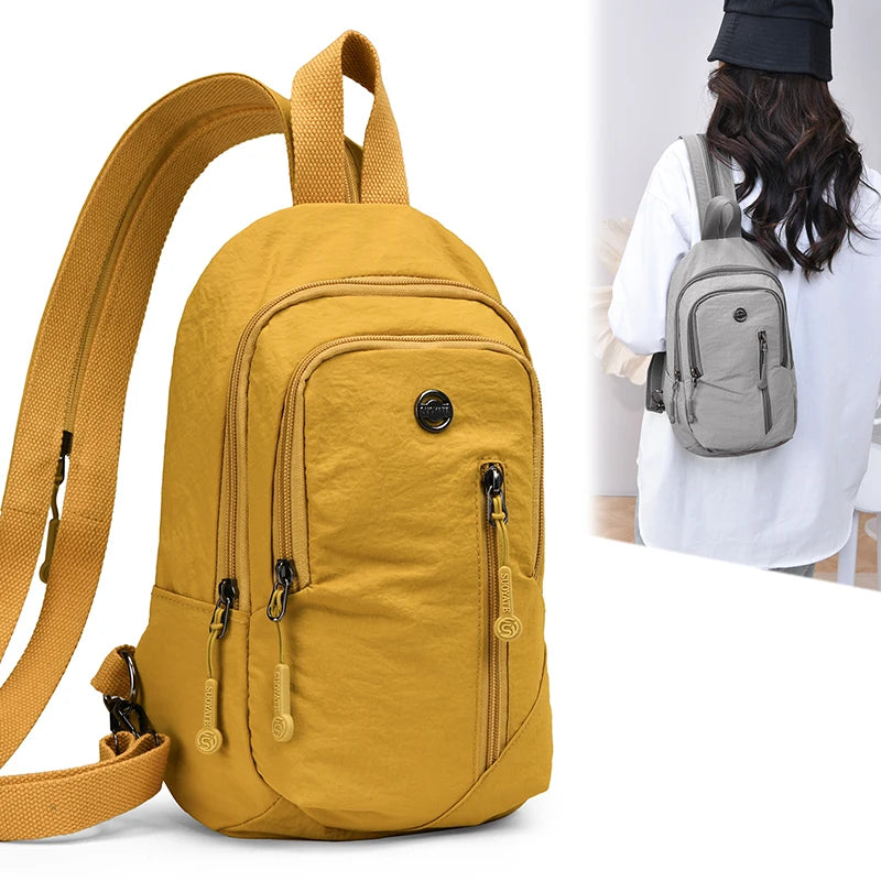 Women's Anti-Theft Lightweight Chest Pack | Large Capacity Daypack