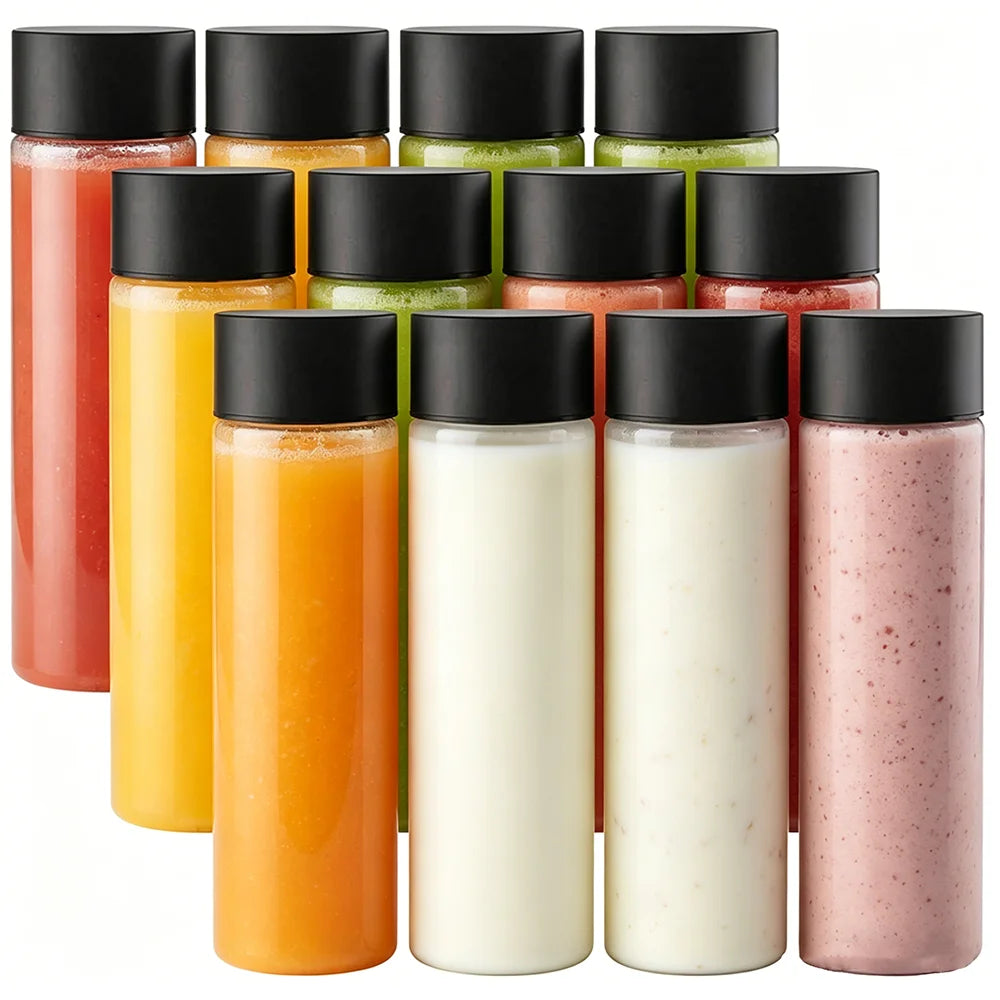 Bulk Reusable Plastic Juice & Water Bottles | Perfect for Crafts
