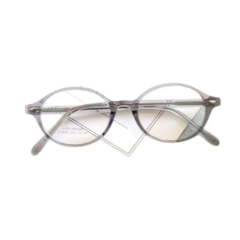 Women's Retro Oval Anti-Blue Light Glasses | Stylish Eyewear