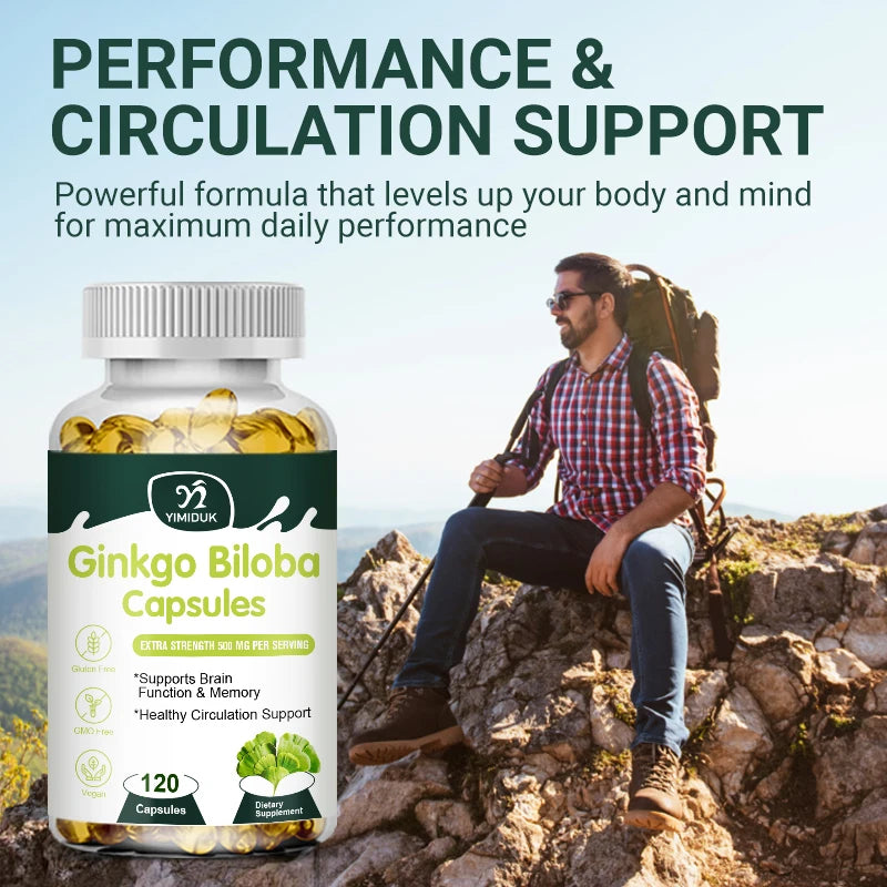 Buy 2 Get 2 Free! Ginkgo Biloba Extract for Enhanced Memory & Focus