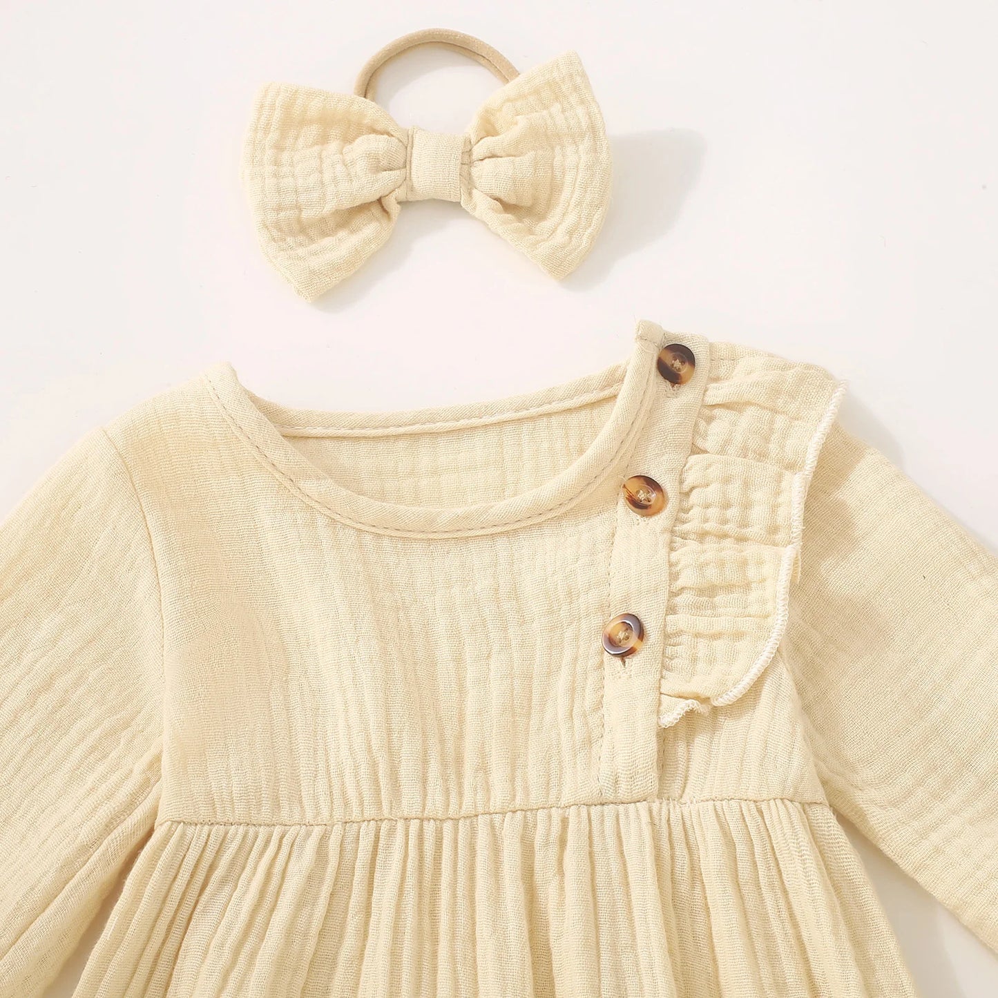 Neutral Baby Romper | Comfortable All-in-One Outfit for Infants