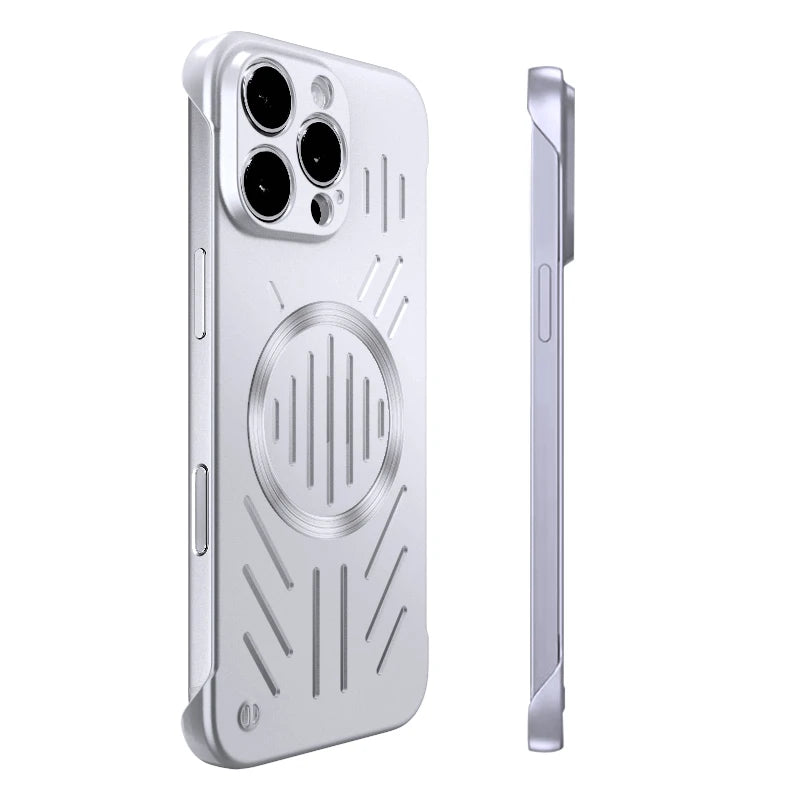 Heat Dissipation Magnetic Phone Case For iPhone 17 16 15 14 13 12 11 Pro Max Air For Magsafe Wireless Charging PC Hard Cover