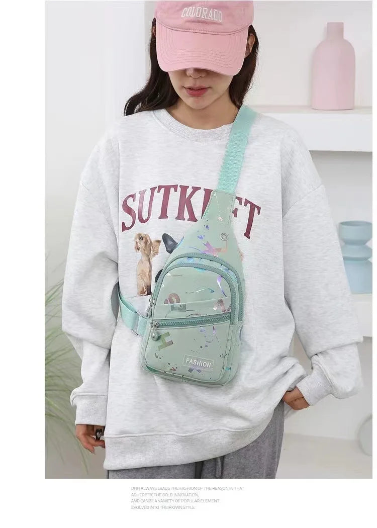 Women's Trendy Cross Body Chest Bag | Fashionable Travel Backpack