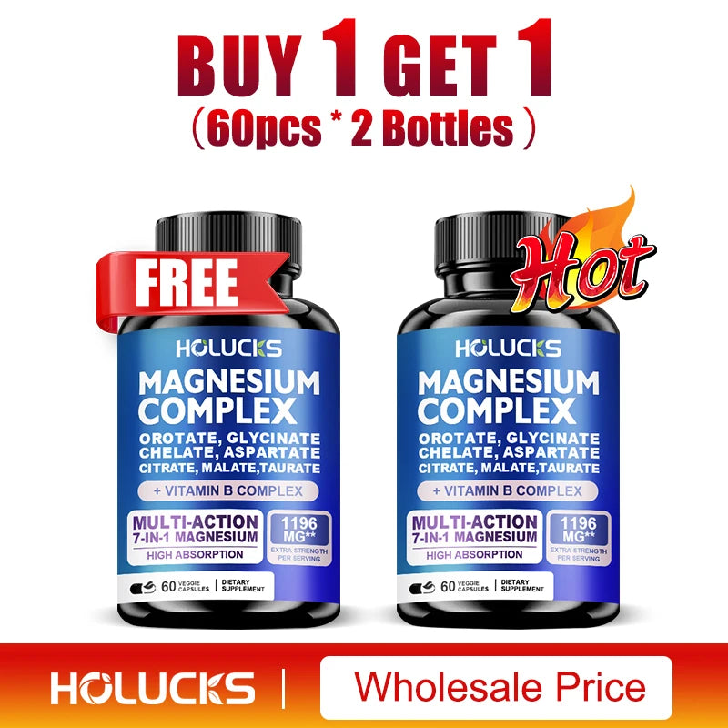 Magnesium Complex Supplements for Brain Health & Relaxation
