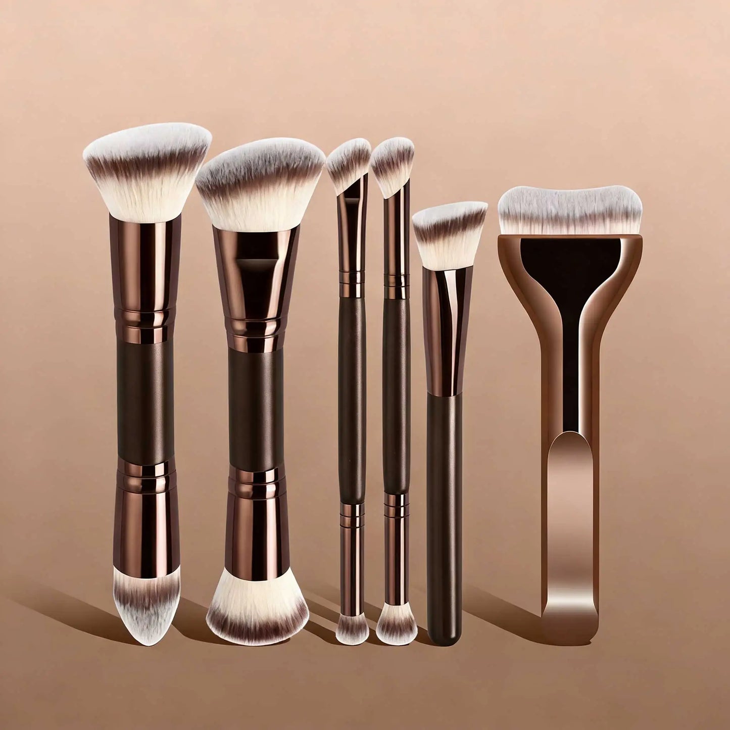 Professional Makeup Brush Set | Portable Dual-Ended Tools