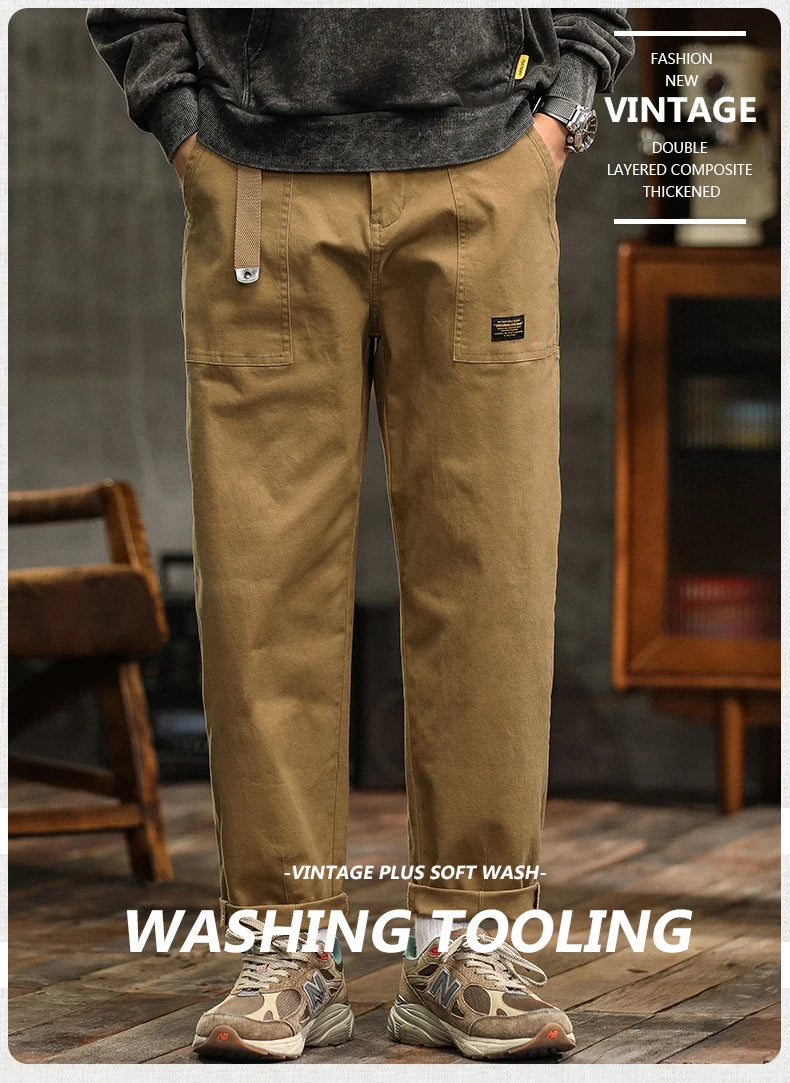 Men's Casual Cargo Pants | Comfortable Loose Fit Joggers
