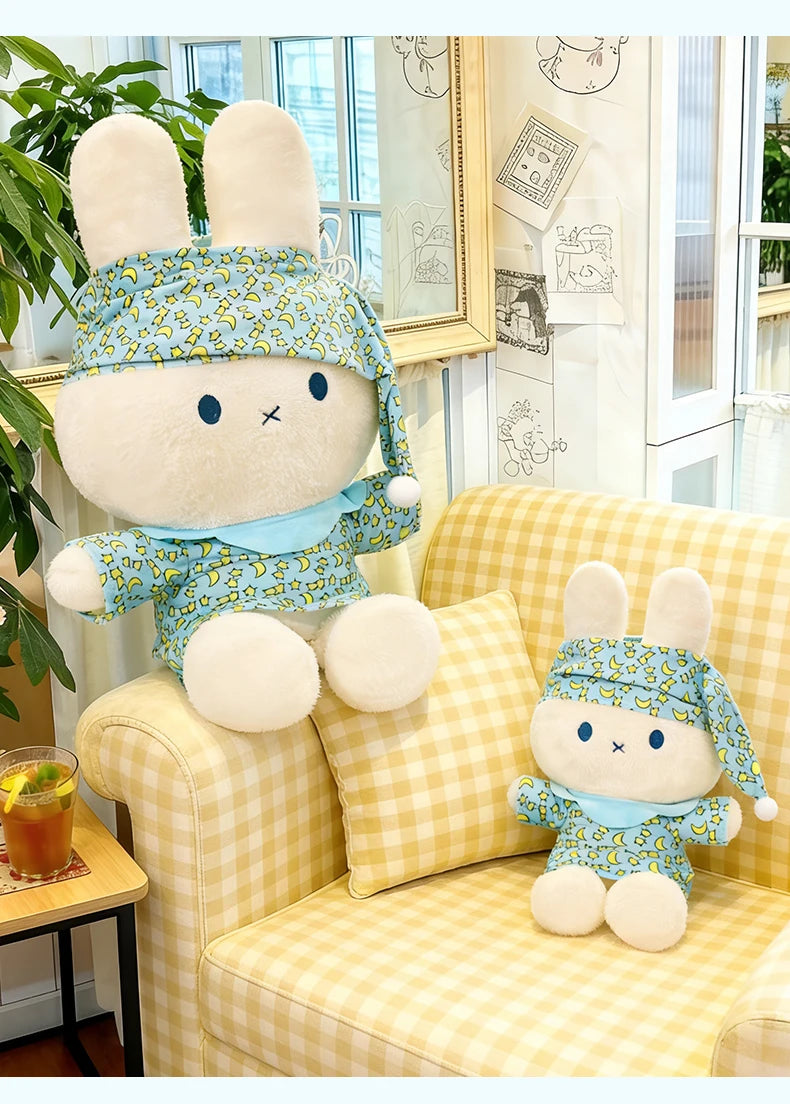 Large Plush Rabbit Pajamas Toy | Cuddle Companion for Kids