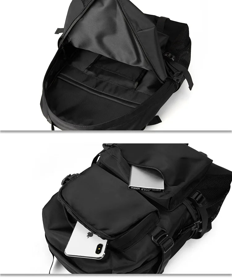 Functional Large Capacity Men's Backpack for Travel and School