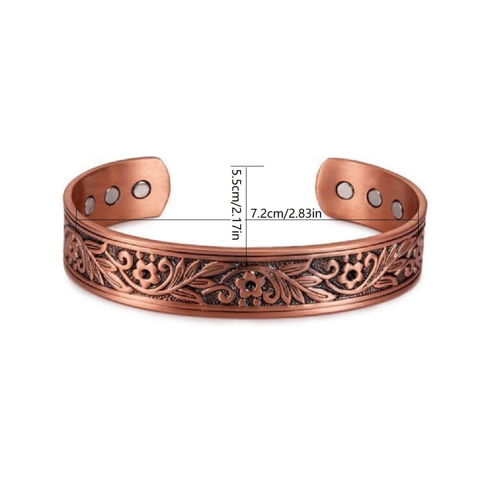 Unisex Vintage Healing Jewelry | Celtic Knot Magnetic Bracelet Set