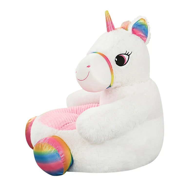 Adorable Plush Cartoon Animal Sofa Chair for Kids | Cozy & Fun