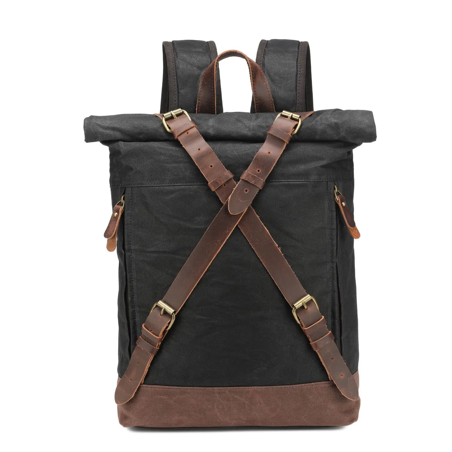 Retro Waterproof Oil Wax Canvas Travel Backpack | Unisex Design