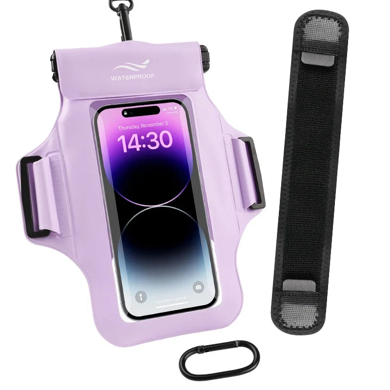 Waterproof Phone Pouch with Armband | Perfect for Swimming & Diving