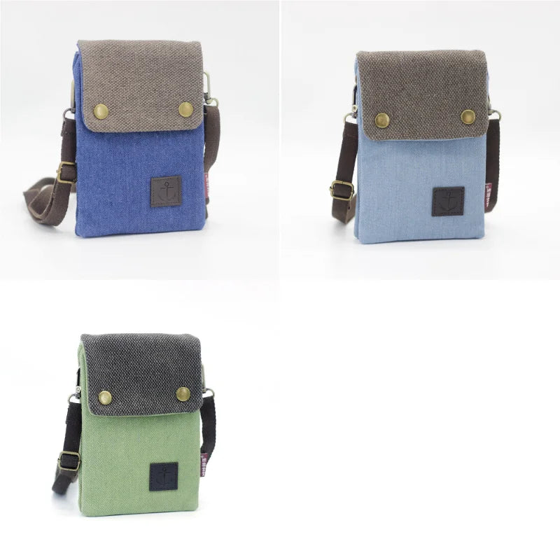 Stylish Denim Messenger Bag for Men and Women | Versatile Shoulder Clutch