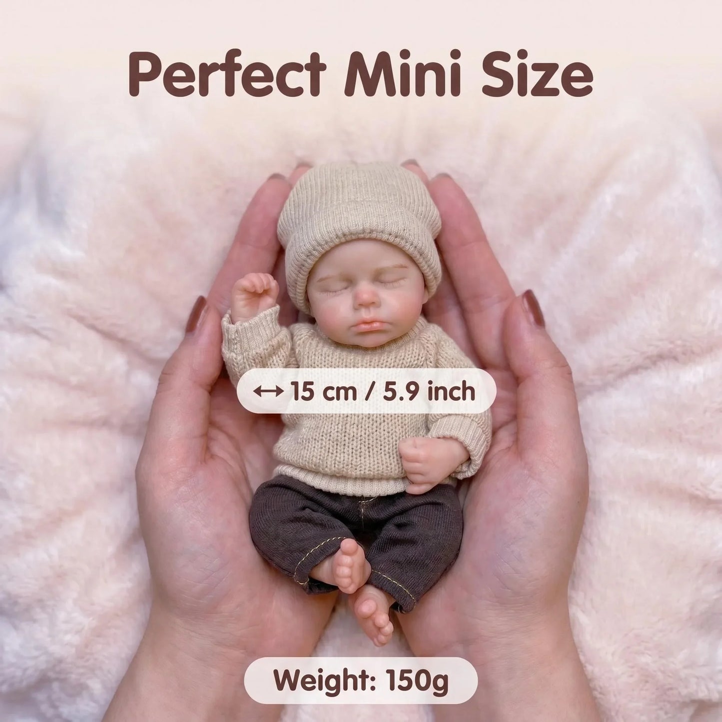 6-Inch Twin Baby Dolls | Soft Silicone Reborn Dolls for Kids