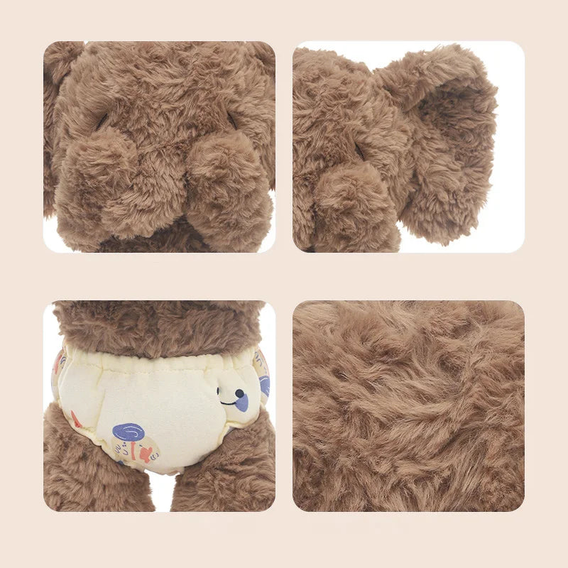 35cm Shy Elephant Plush Toy | Soft and Cuddly Gift for Kids