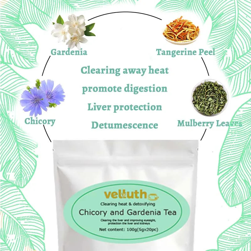 Chicory Gardenia Tea | Antioxidant-Rich Herbal Beverage