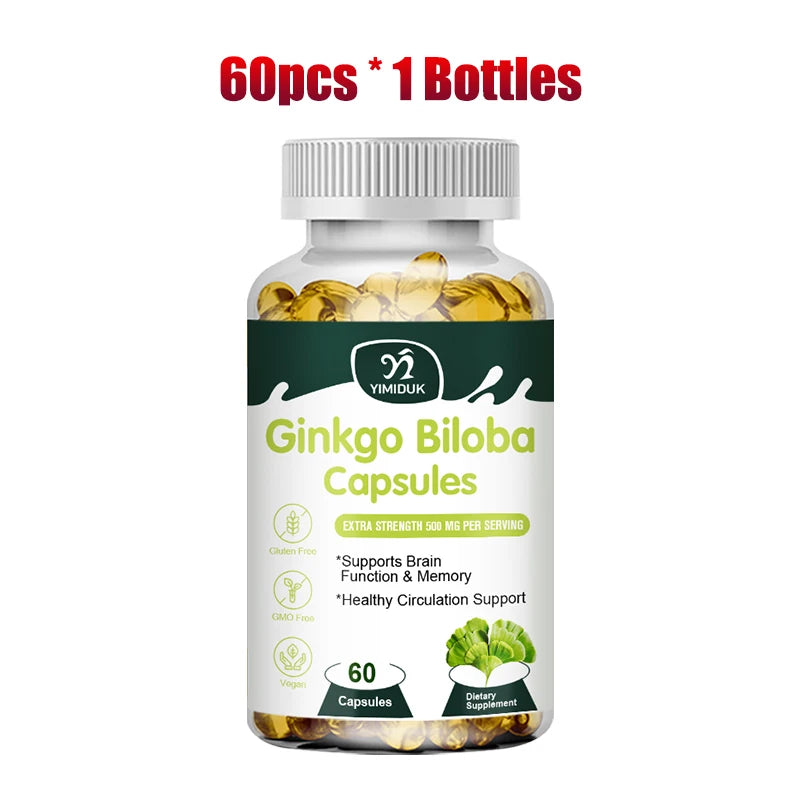 Buy 2 Get 2 Free! Ginkgo Biloba Extract for Enhanced Memory & Focus
