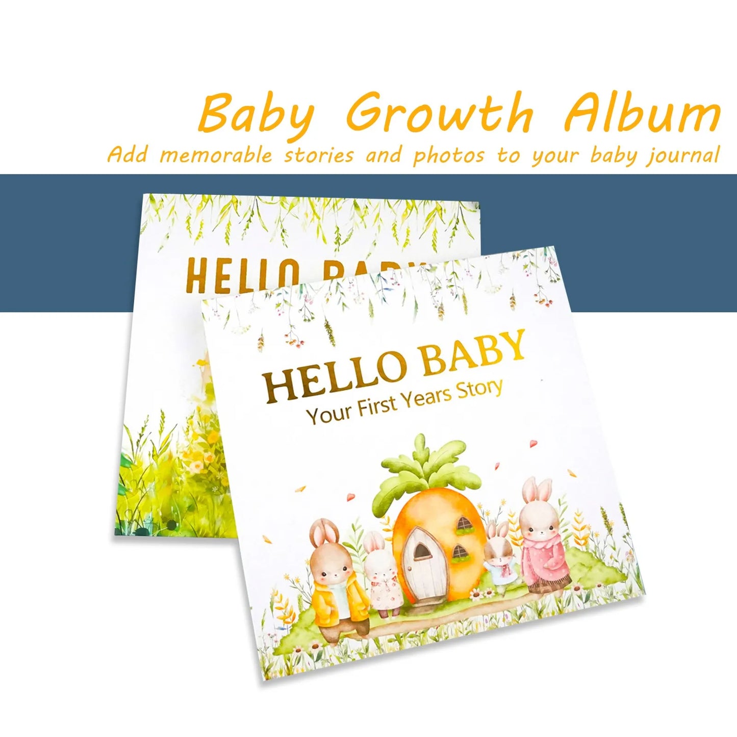 Baby Memory Book | Keepsake Pregnancy Diary for Growth Milestones
