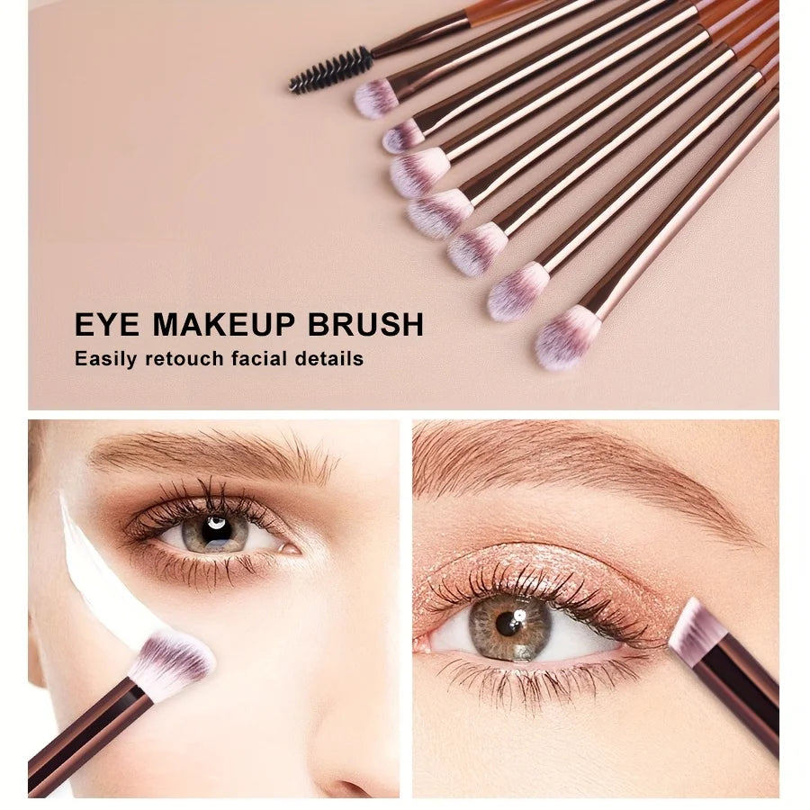 15-Piece Makeup Brush Set for Flawless Application