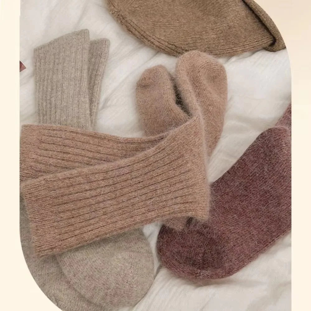 Women's Thermal Cashmere Wool Socks | Chic Harajuku Style