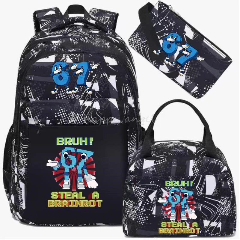 Camouflage Backpack Set with Lunch Bag | Stylish & Practical Rucksack