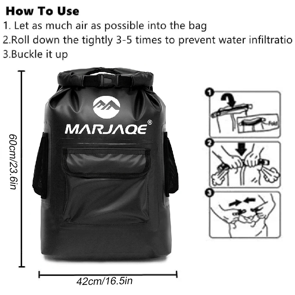 22L Waterproof Floating Dry Bag Backpack | Ideal for Adventure
