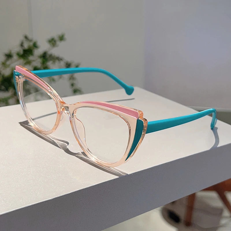 Trendy Cat Eye Glasses | Stylish Blue Light Blocking Eyewear