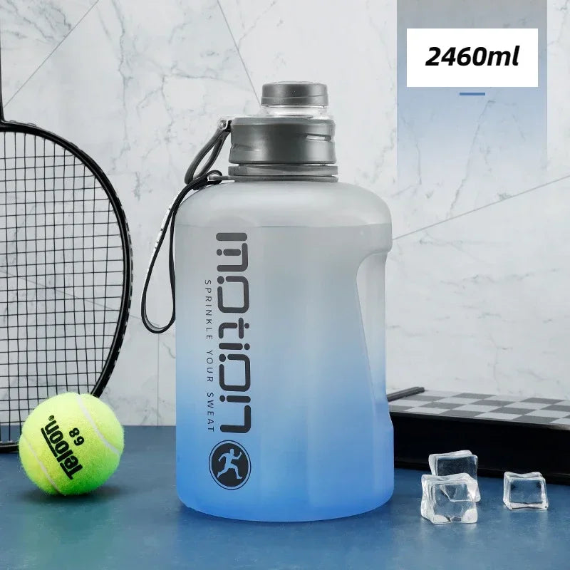 2 Liter Sports Water Bottle with Straw | Large Capacity & Portable