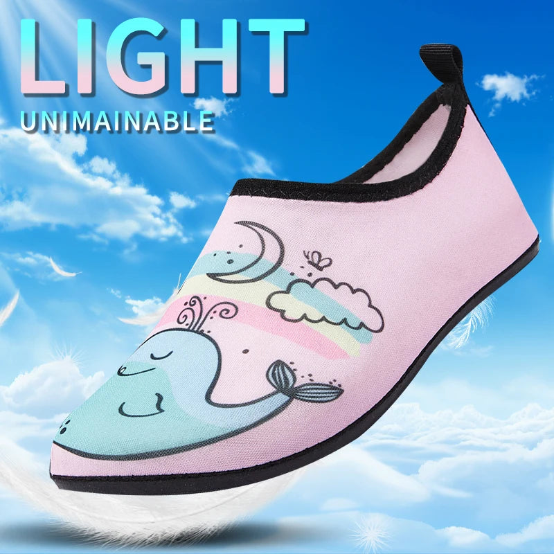 Kids Quick-Drying Aqua Beach Shoes | Lightweight Swim Footwear